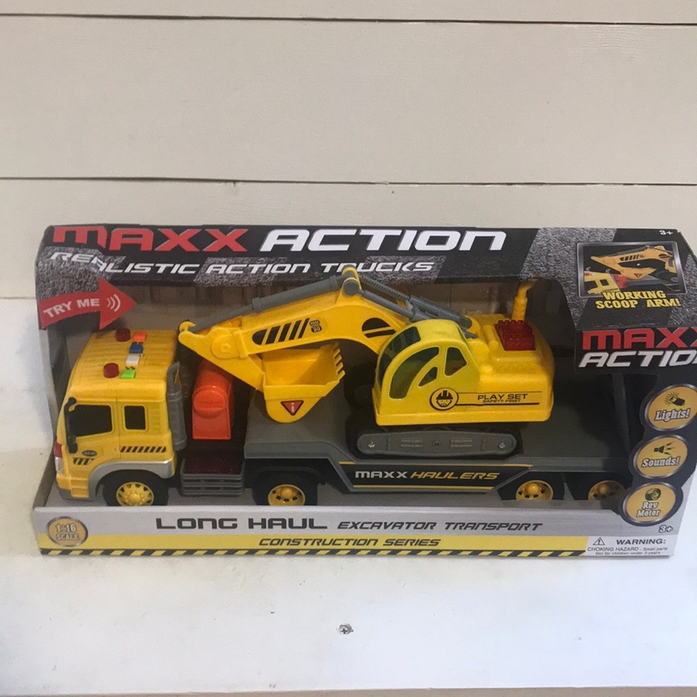 Maxx Action Excavator toy -2pc set